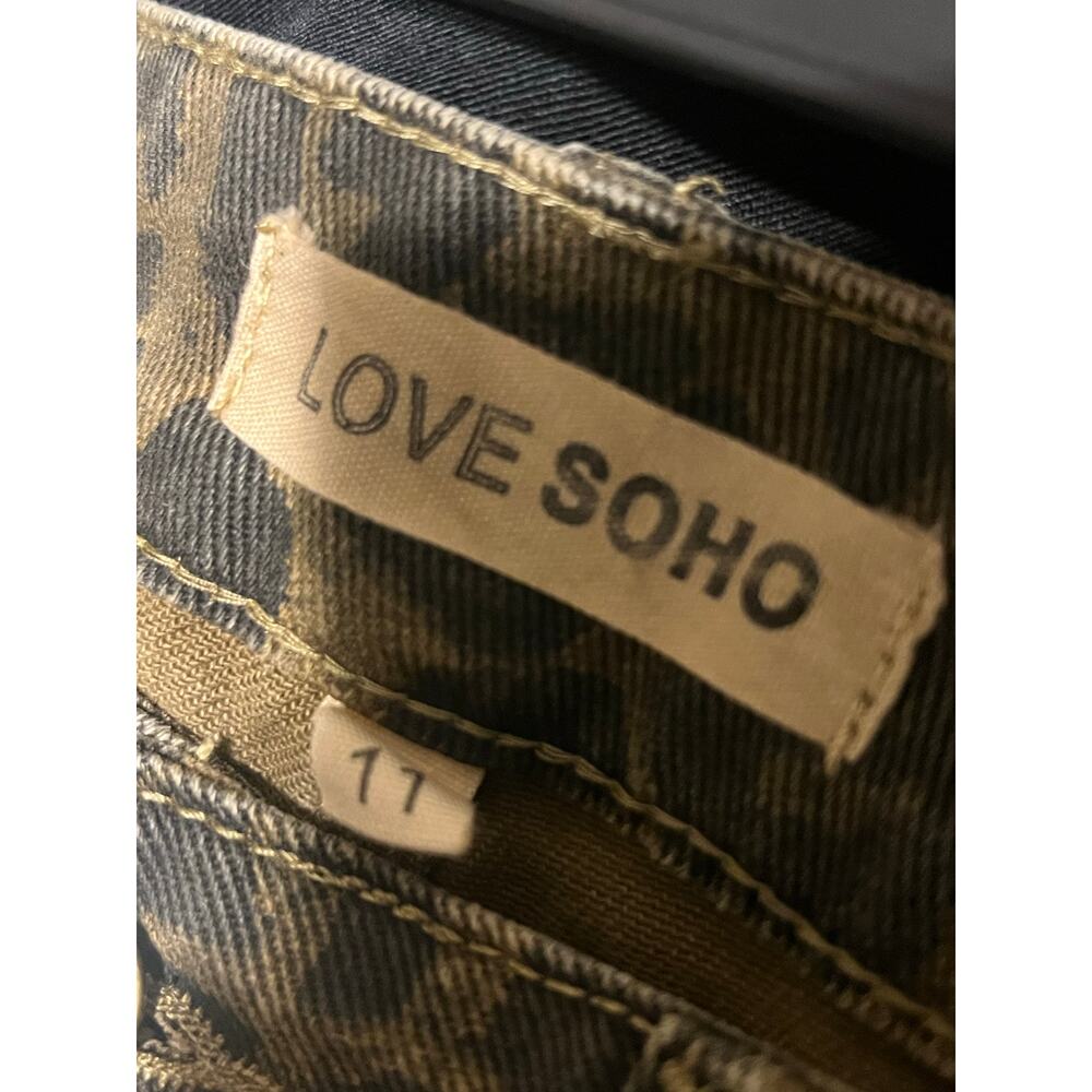 Love SoHo Denim Cargo Wide leg Jeans Sz 11 - Picture 9 of 9